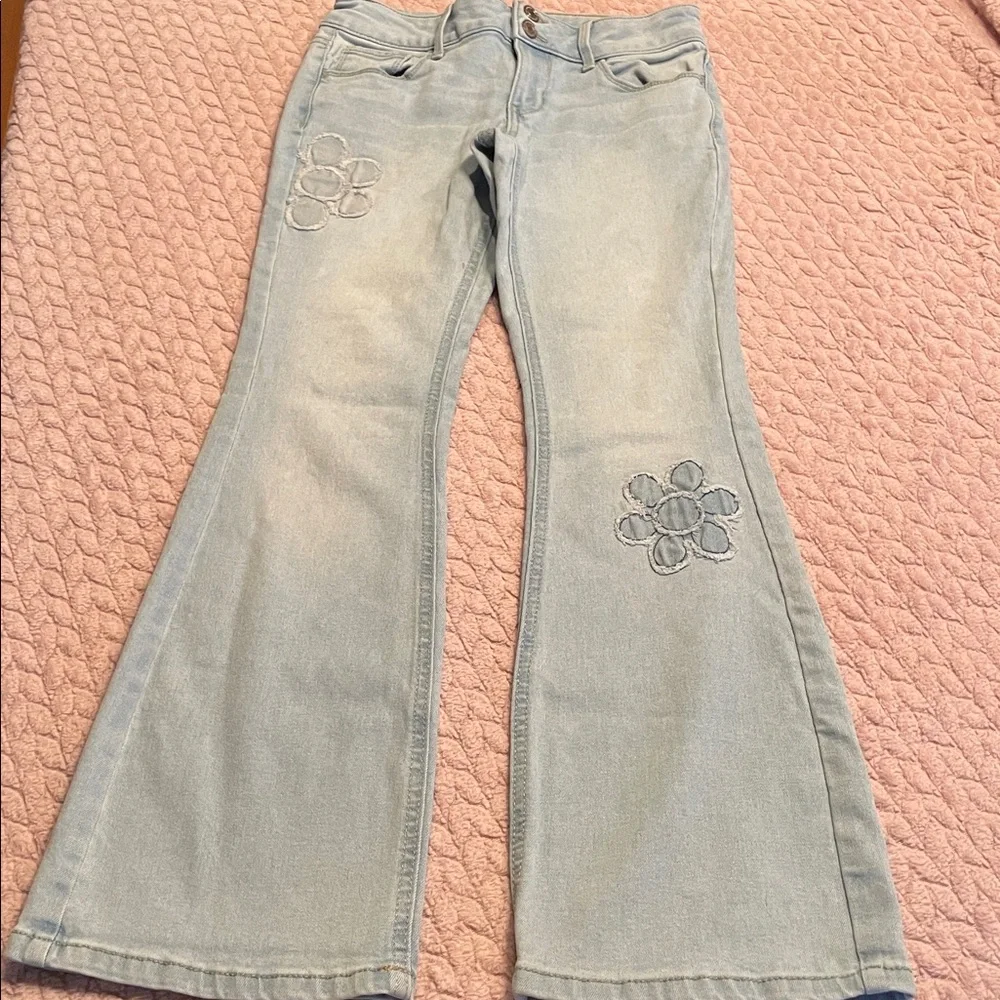 SO embroidered flare
